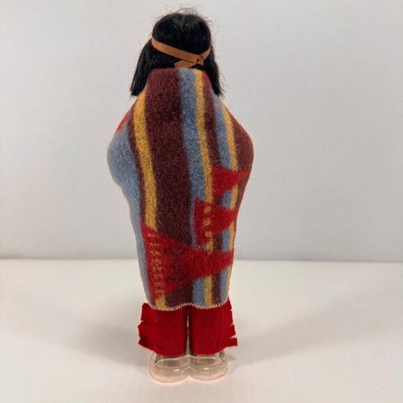 Vintage Skookum Native American Style Doll Figurine Blanket Souvenir - Picture 4 of 5